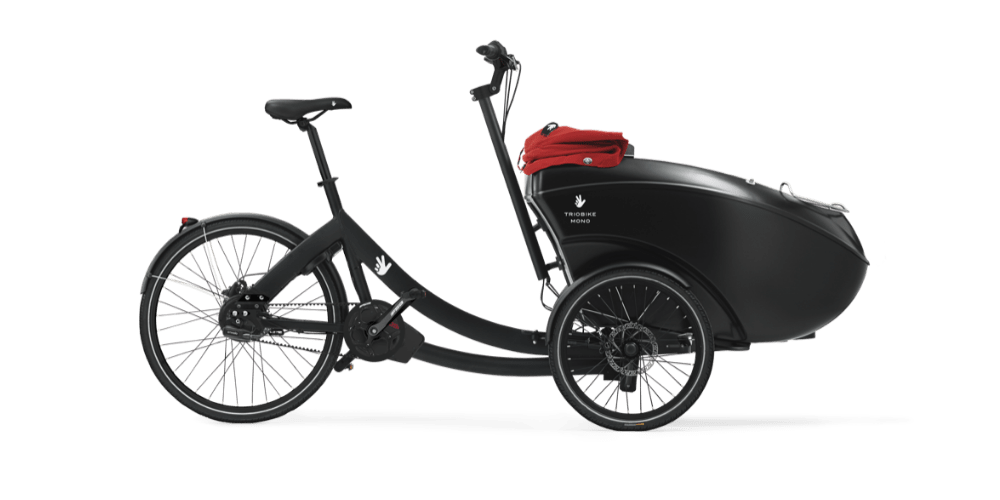 Triobike mono ladcykel i sort