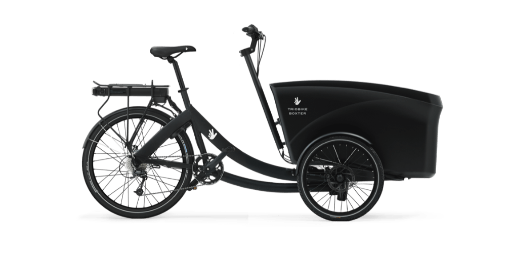 Triobike boxter ladcykel i sort